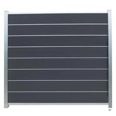 Steckzaun Mona 180x174 cm Rockgrey Silver