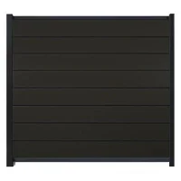 Steckzaun Mona 180x200cm Rockgrey Anthrazit